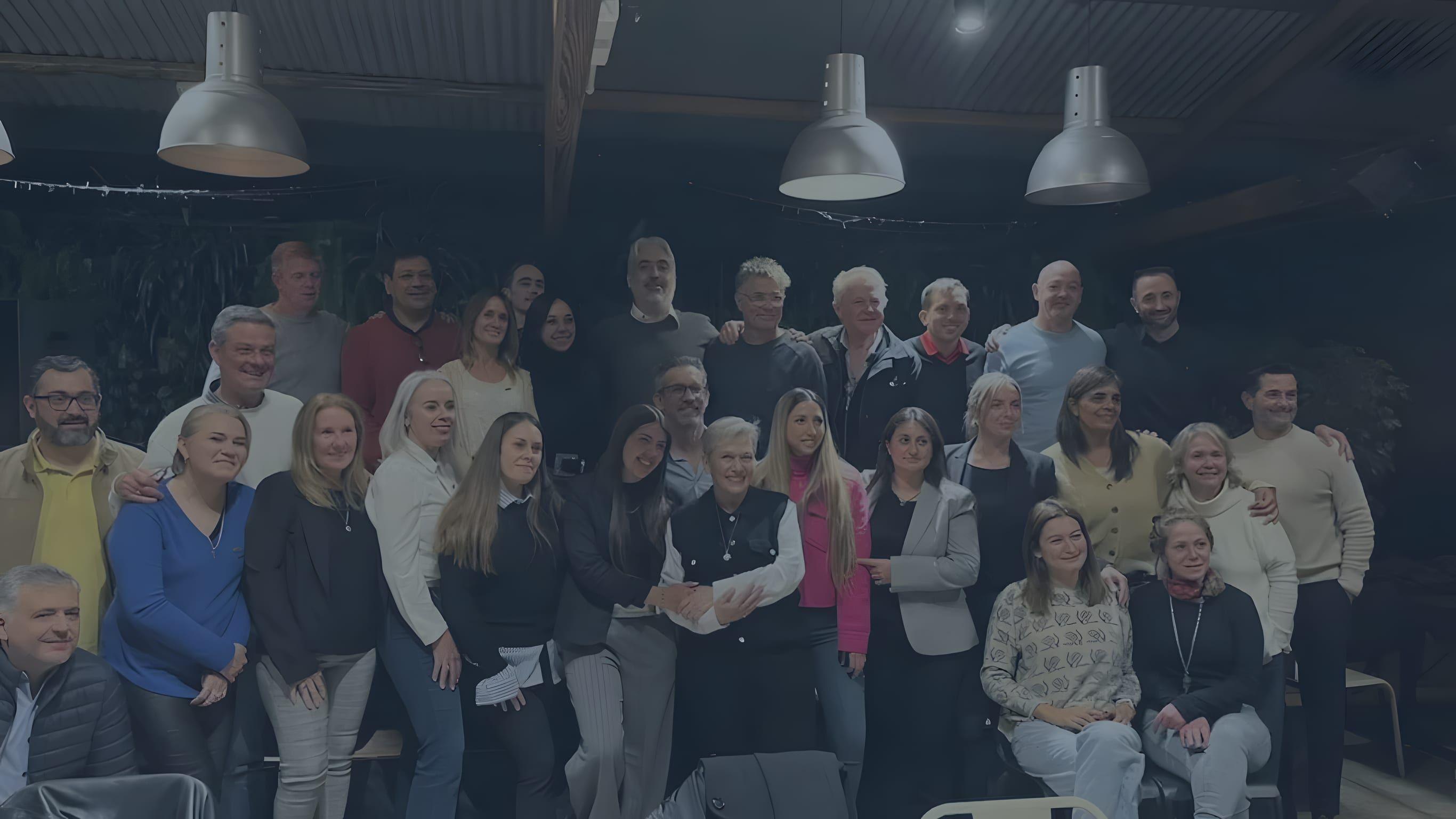 Equipo de la Cámara Inmobiliaria de Calamuchita reunido